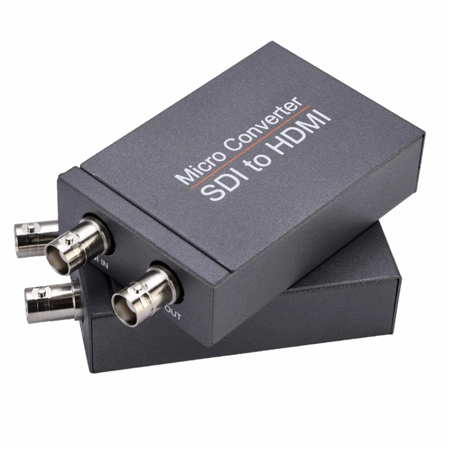 Queen.Y Convertitore da SDI a HDMI 3G-SDI HD Adattatore 1080P con Alimentatore SDI Loopout
