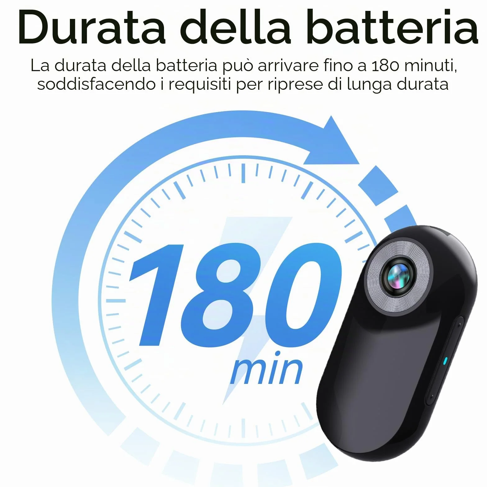 Xilecam Mini Action Cam 1080p Telecamera Animali Telecamere Nascoste da Esterno Body Cam e Accessori（Nero）