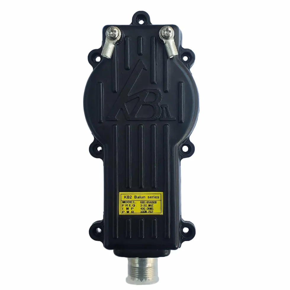 Balun 9:1 3-30 MHz 500 Watt Nero per antenna radio amatoriale esterno