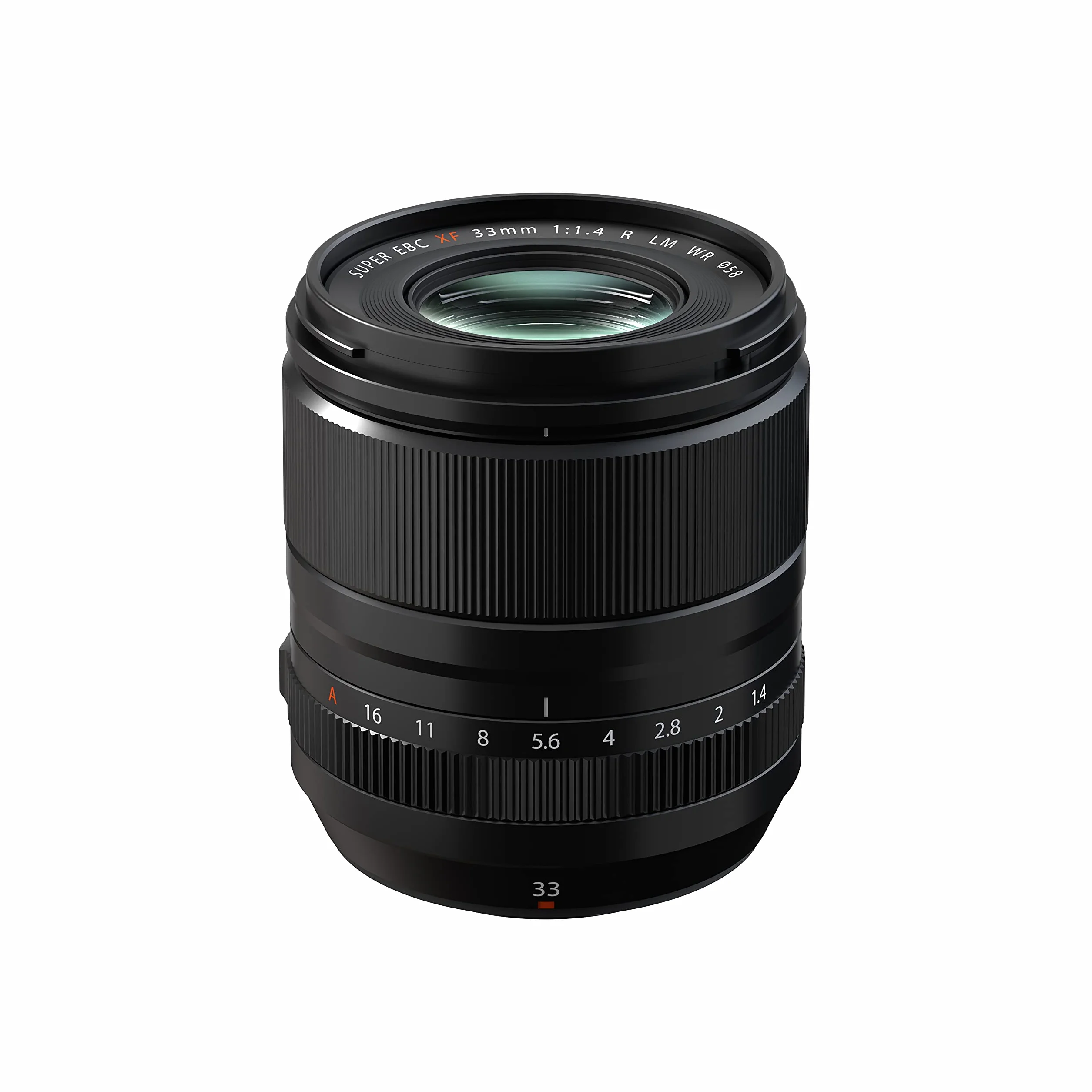 Fujifilm FUJIONON XF33mmF1.4 R LM WR Obiettivo per Mirrorless 33mm, f/1.4, Resistente Intemperie, Linear Motor, Attacco X Mount, Nero