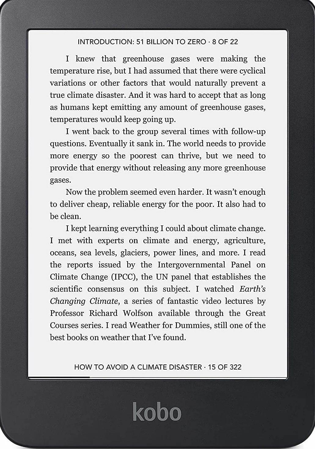 Kobo Clara 2E eReader 6" HD Touchscreen antiriflesso ComfortLight PRO 16 GB E Ink Deep Ocean Blue