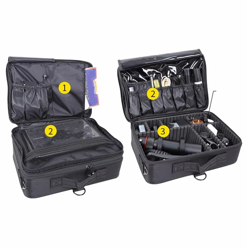 Lecreatekit Borsa per telescopio per oculari, in tessuto Oxford, spaziosa, con divisori interni rimovibili per oculari, Come da immagine, L