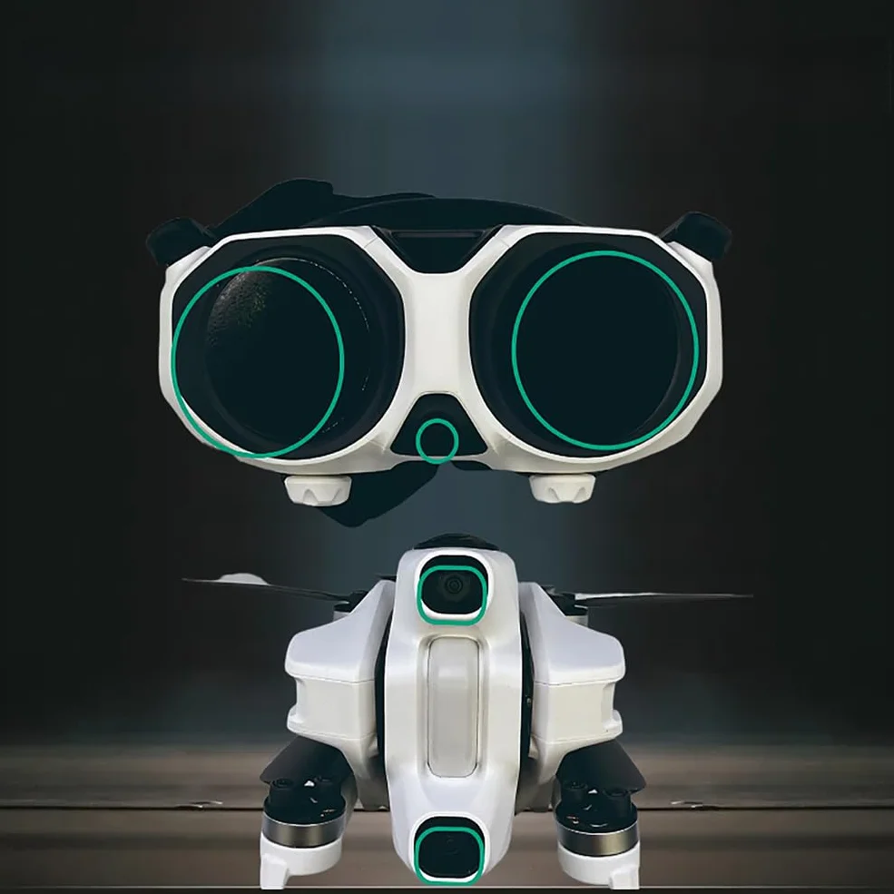 Set completo di pellicole proteggi schermo per drone Insa 360 Antigravity A1, A1 Flight Glasses Lens Protector + Body AR Protective Film, Anti-impronte Screen Protector Film