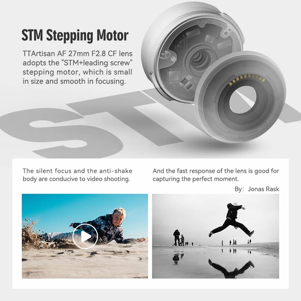 TTartisan 27mm F2.8 obiettivo autofocus, compatibile con fotocamere Fuji X-mount X-A5 X-A7 X-Ｍ1 X-Ｍ2 X-Ｈ1 X-T1 X-T10 X-T2 X-T20 X-T3 X- T４ X-T100 X-T200 X-T30 X-Pro1 X-Pro2 X-Pro3 X-E1 X-E2 X-E2S