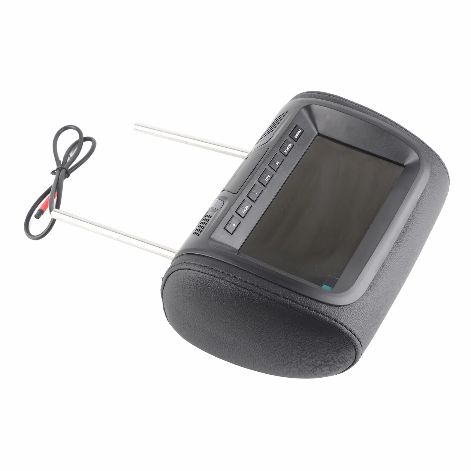 Universale Poggiatesta Monitor Kit, 7 Pollici Auto per Poggiatesta Monitor, Poggiatesta Video Media Player Mp5 Monitor per Auto Con Lettore Multimediale Video per Auto (Nero),Poggiatesta e braccioli