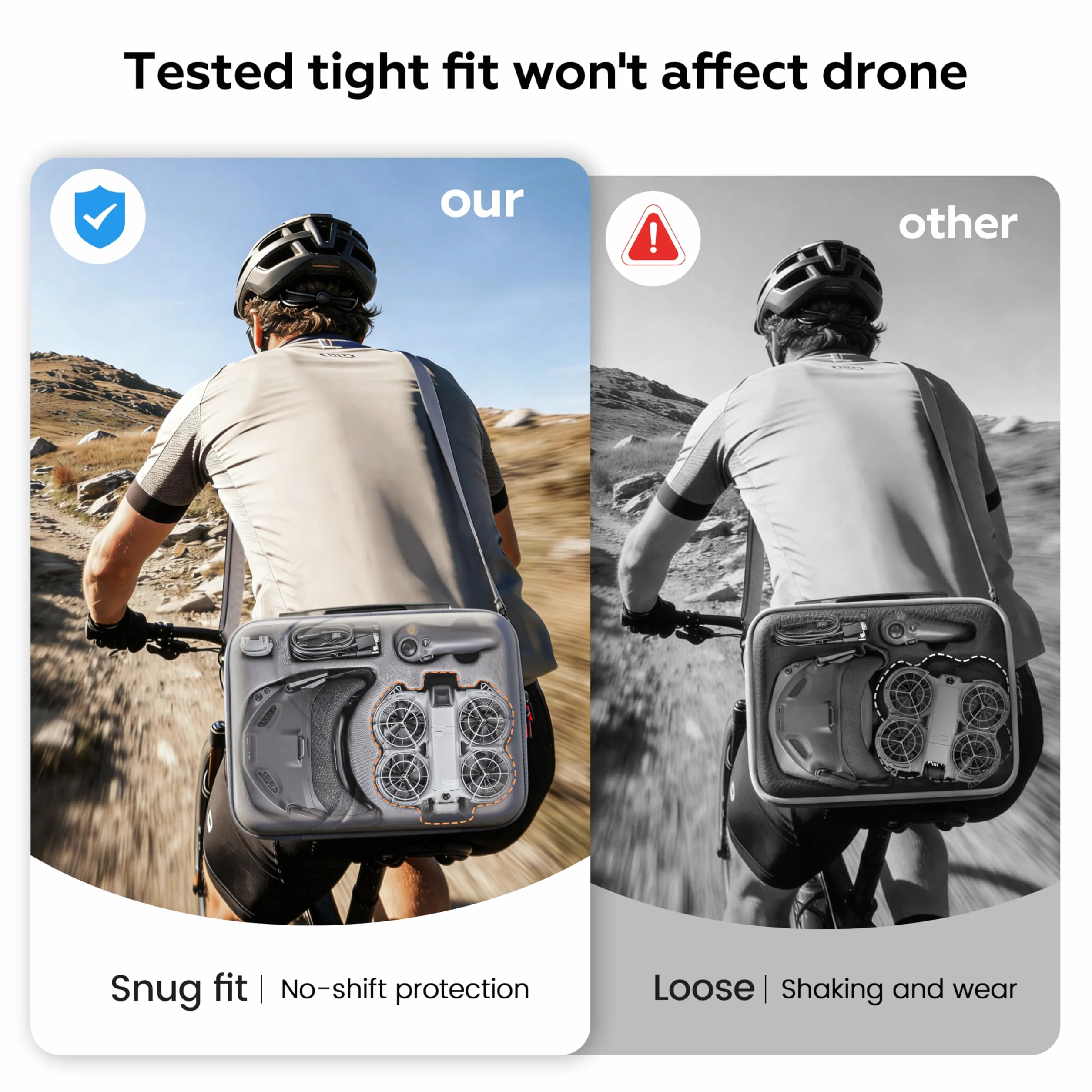 STARTRC, custodia per accessori Neo 2, borsa portatile in PU per DJI Neo 2 Motion Fly More Combo per RC Motion 3, occhiali N3, hub di ricarica
