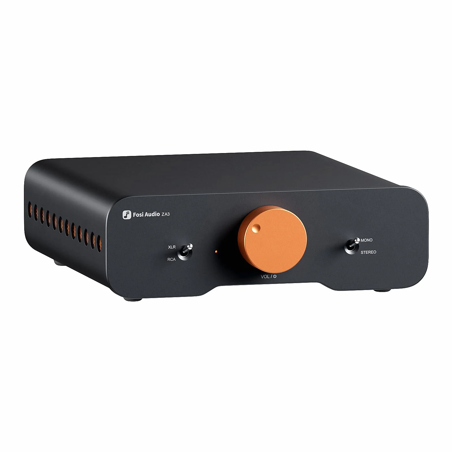 Fosi Audio ZA3 Amplificatore HiFi Stereo/Mono Bilanciato, Mini Amplificatore Audio Monoblocco, XLR RCA 12V Trigger-in, Alimentatore 48V/5A