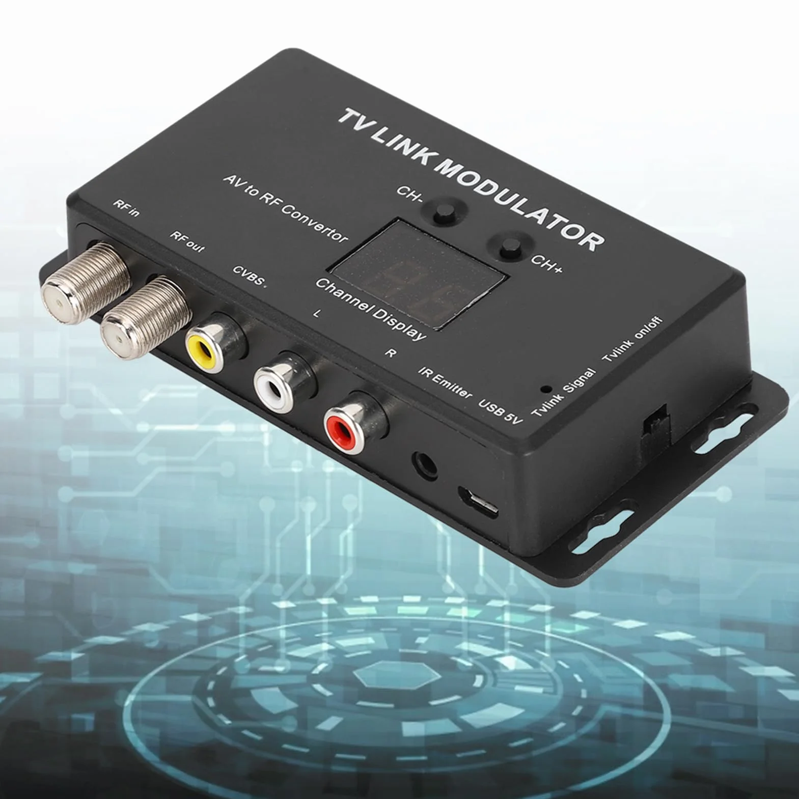 Gugxiom Modulatore RF HDMI, Adattatore HDMI a UHF Modulatore TV Link, TM70