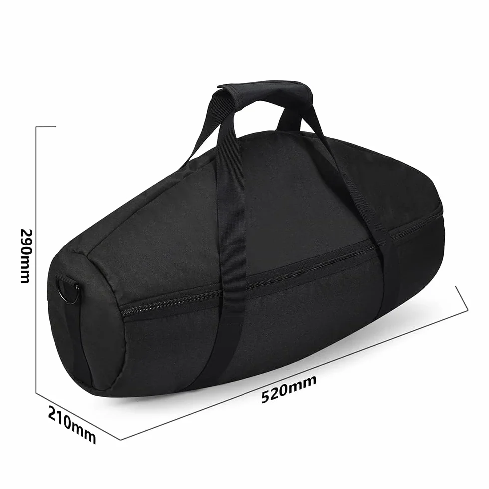 Custodia Boombox 3/Boombox 3 Wi-Fi Borsa protettiva per JBL Boombox 3 altoparlante portatile Bluetooth, Boombox 2 Cavo trasportare viaggio Custodia coprire borsa a tracolla (nero)
