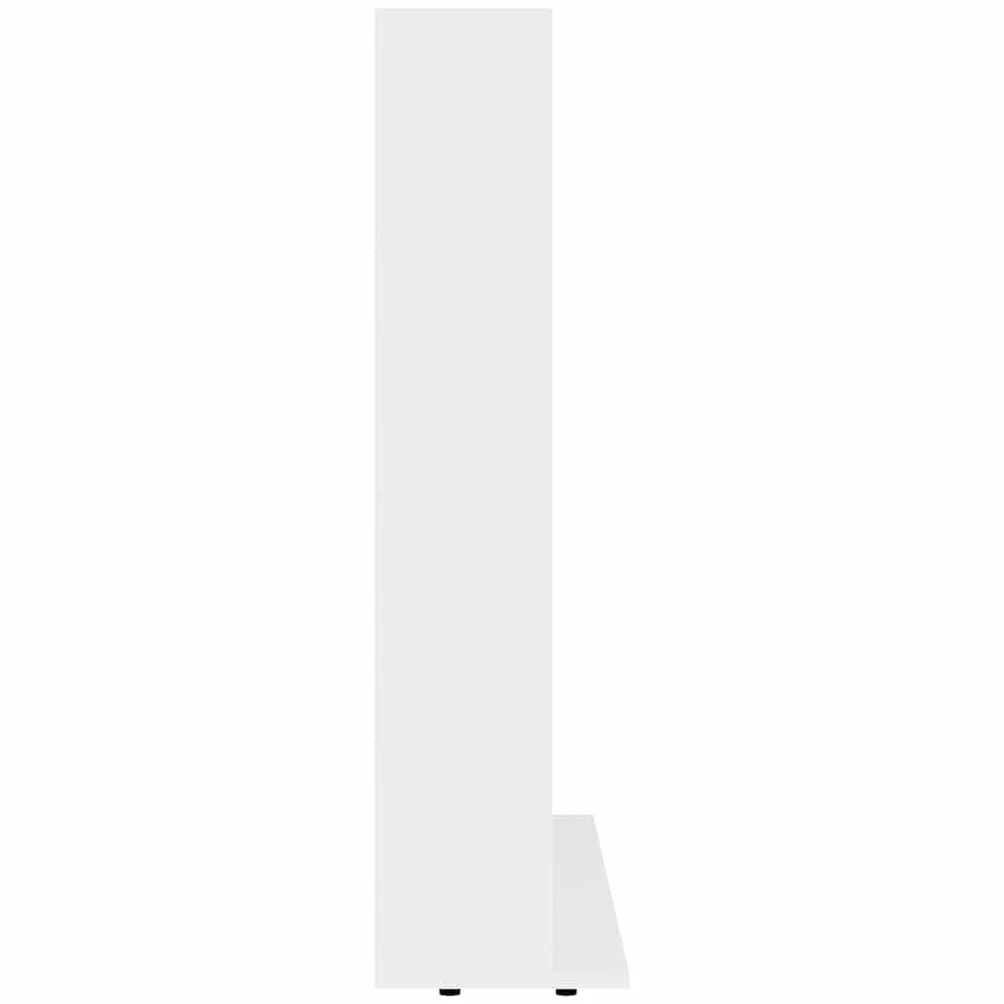 ACAGALA CD DVD Blueray - Mensola per CD con 15 scomparti, colore: bianco, 100 x 23 x 89,5 cm, libreria da parete per collezioni e vetrina
