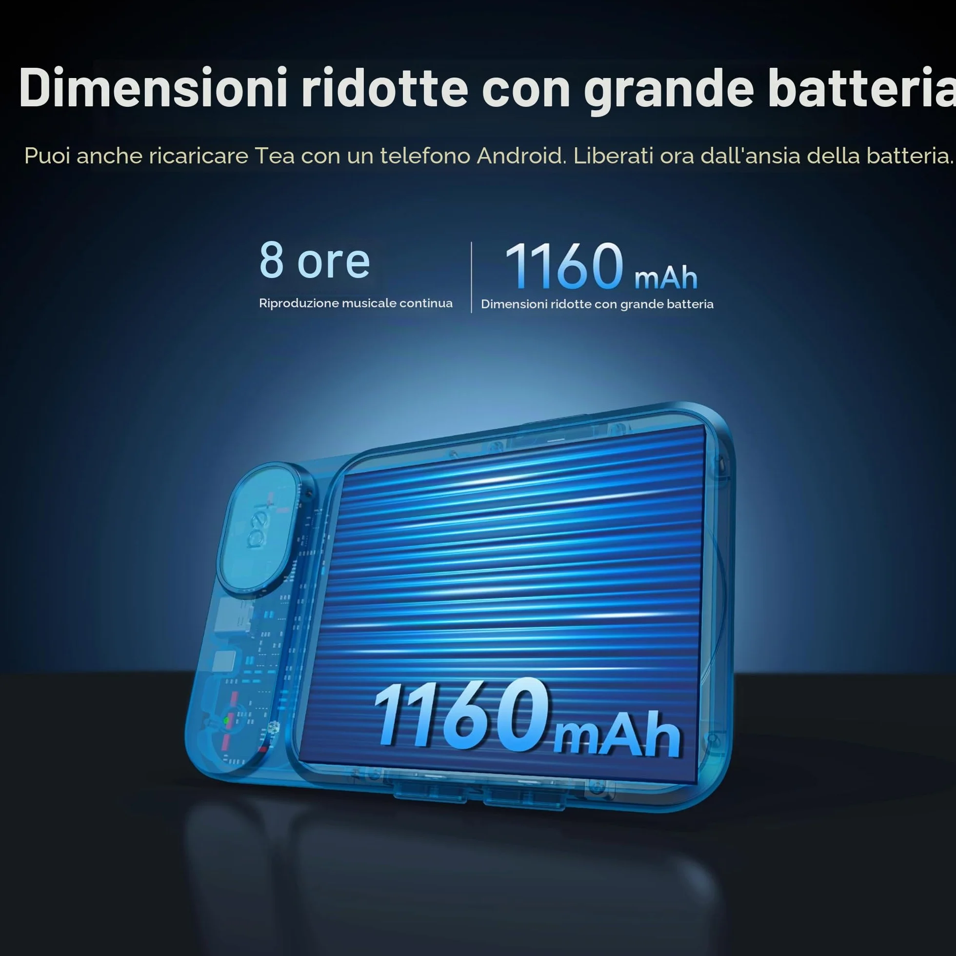 khadas Tea Amplificatore Bluetooth per Cuffie Portatile HiFi DAC USB 32bit/384kHz, LDAC/aptX HD, MQA, DSD, PCM, Bluetooth 5.0, Ess ES9281ACPro, Qualcomm QCC5125 (Grigio)