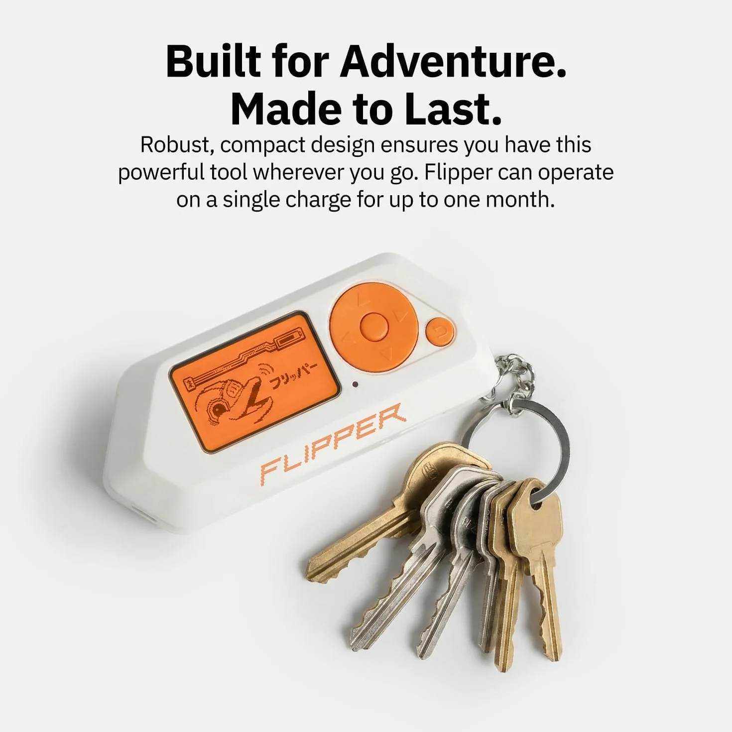 Flipper Zero — dispositivo multi-tool open source personalizzabile con RFID + NFC, infrarossi ed esplorazione segnali wireless per appassionati di tecnologia, bianco