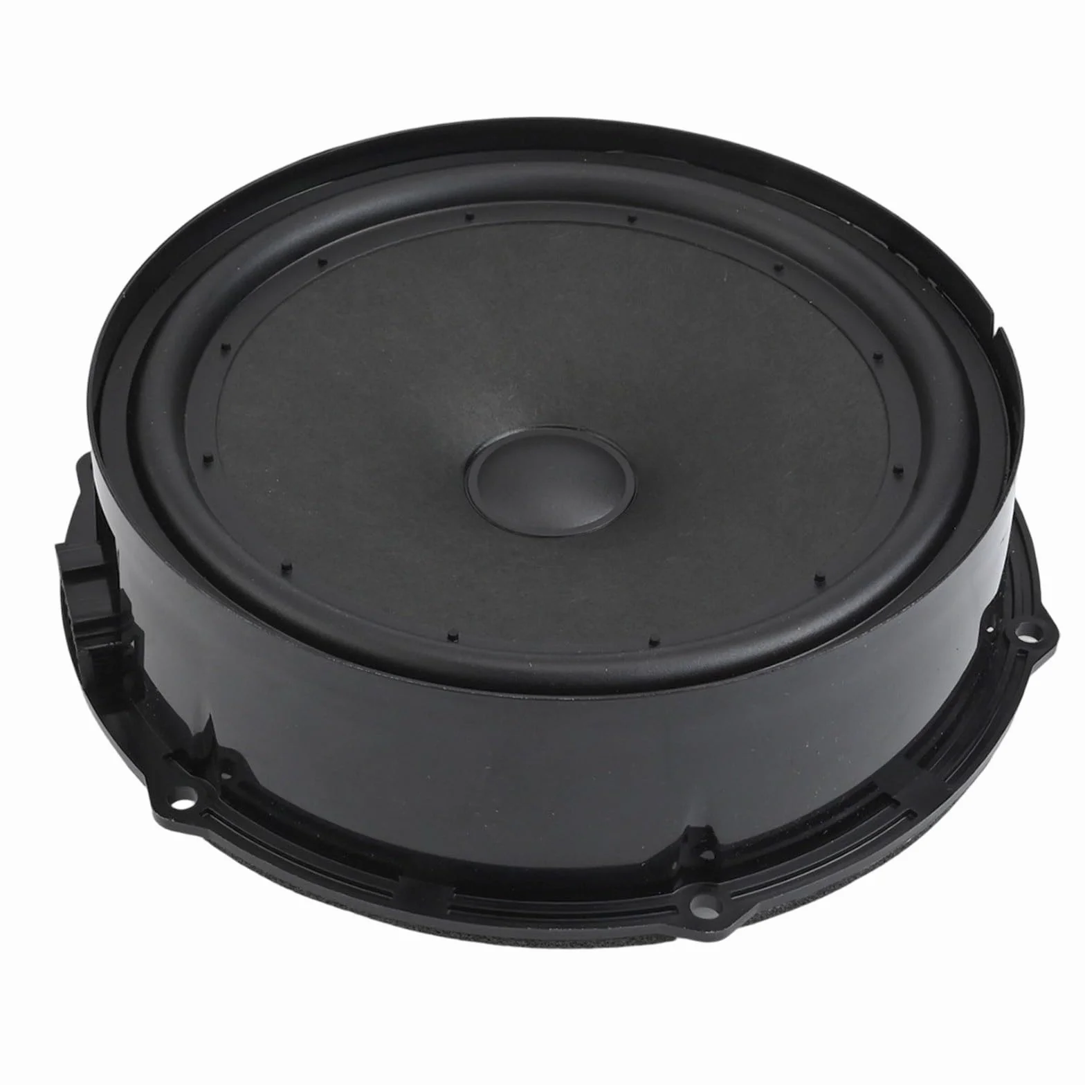Altoparlante di ricambio per woofer anteriore/posteriore per Tiguan 2009-2019, OEM 5N0035454B e 5N0035453C, set di altoparlanti audio per auto in ABS nero (anteriore)