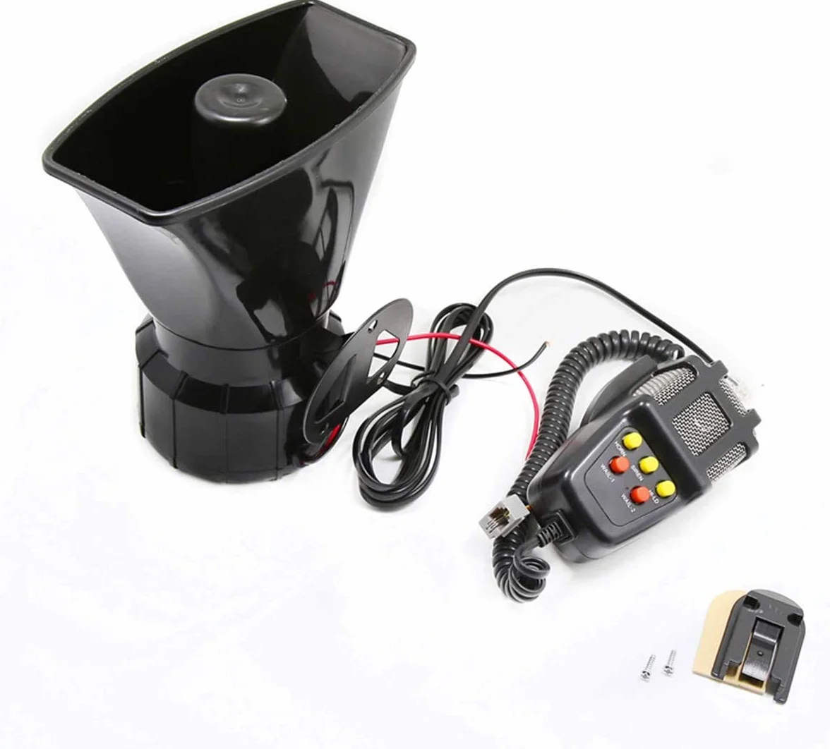 Avvisatore acustico per auto Megafono 130DB Altoparlante Sirena 12V Car Truck Barca SUV