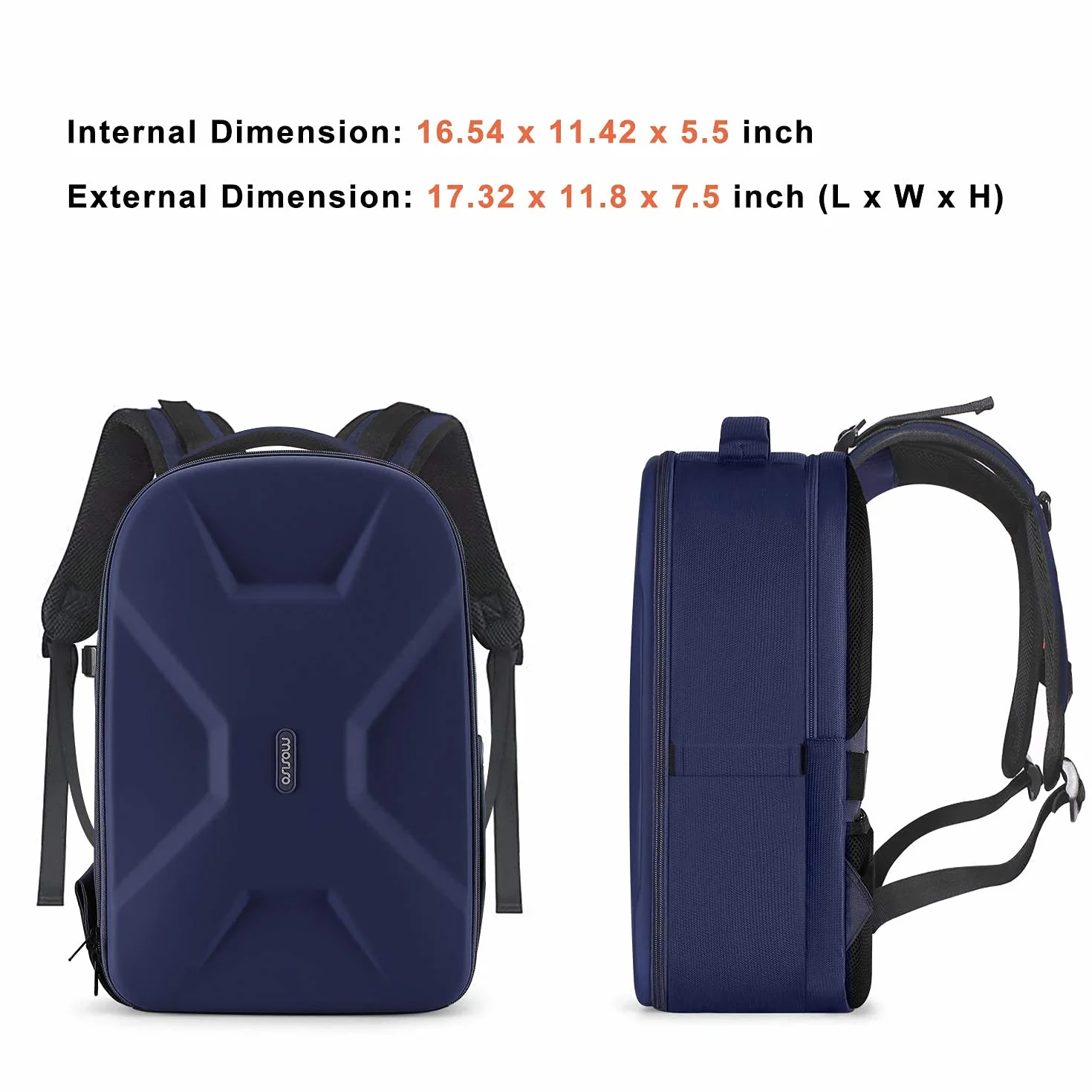 MOSISO Zaino Fotografico, Dslr/Slr/Mirrorless Zaino Fotocamera 15-16 Pollici Impermeabile Custodia Rigida Con Treppiede Titolare&Laptop Scomparto Compatibile Con Canon/Nikon/Sony
