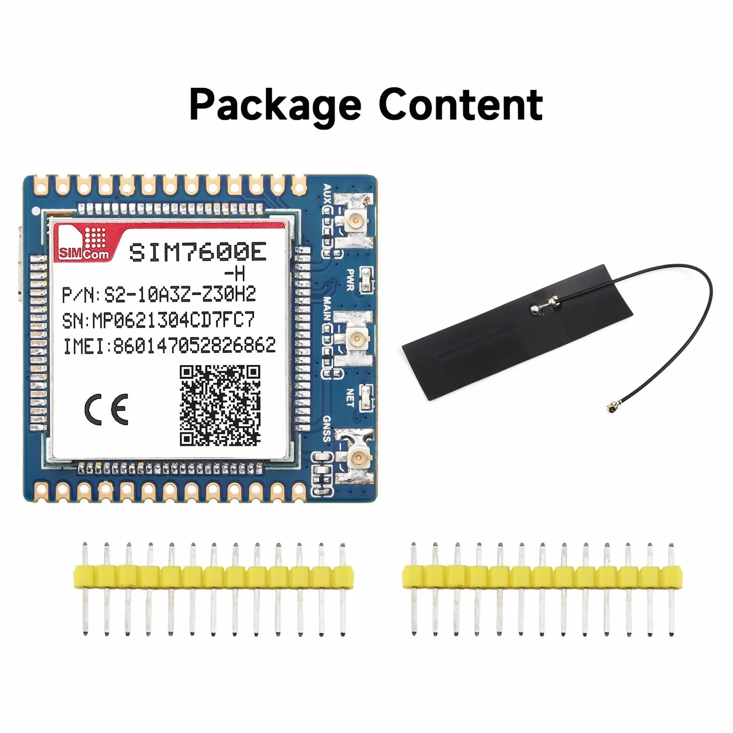 Waveshare SIM7600E-H 4G-Module,utilizzato per l'accesso Internet dial-up Windows/Linux,comunicazione piattaforma cloud,localizzazione GNSS, compatibile con Raspberry Pi/Jetson Nano/ESP32/STM32