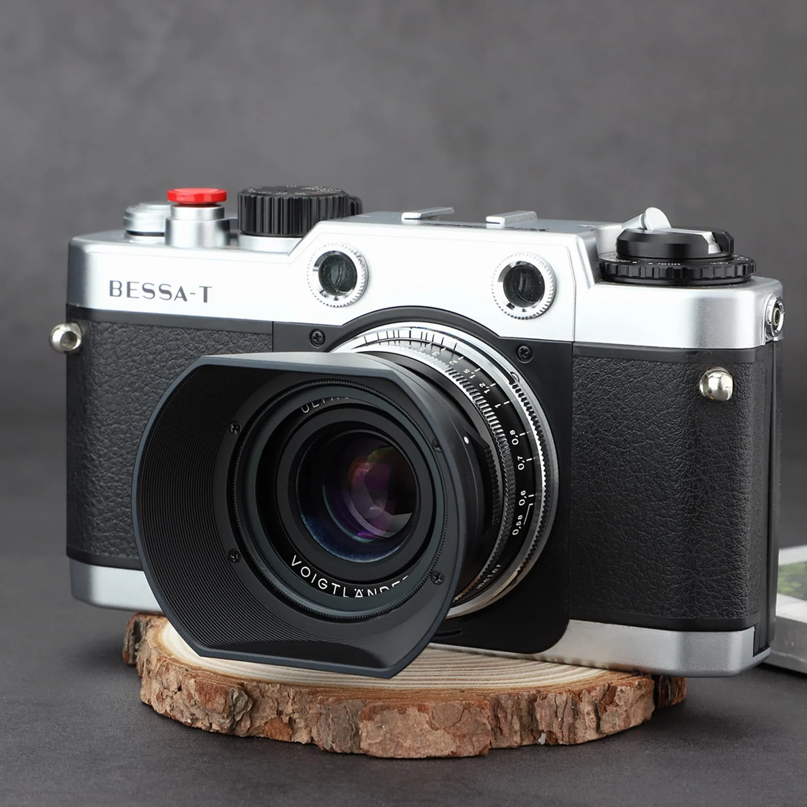 Haoge LH-VM12 - Paraluce quadrato a baionetta in metallo per Voigtlander 35 mm f2 1:2/35 ULTRON LH-12