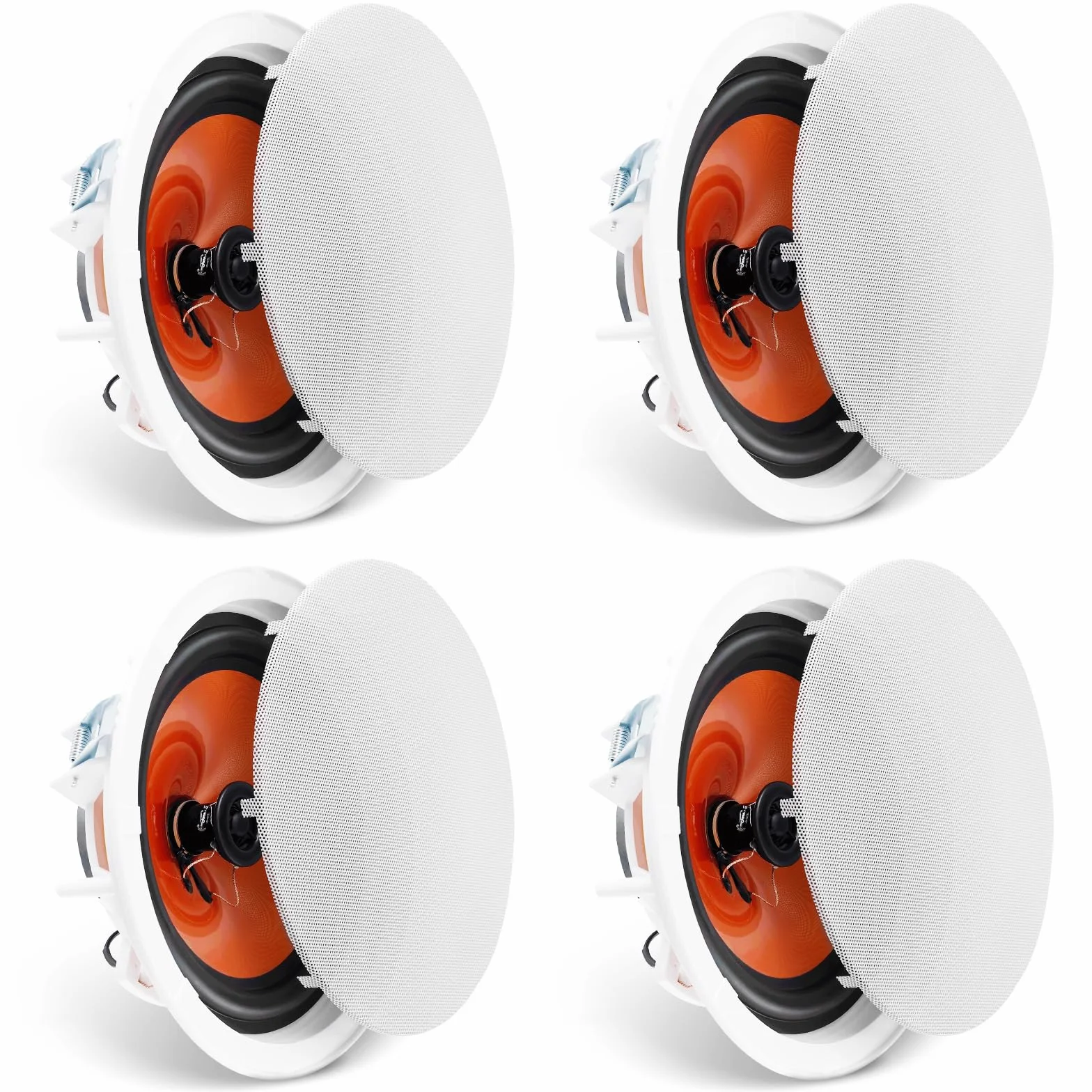 VEVOR Altoparlanti da Soffitto 205 mm 100 Watt 8Ω Sensibilità 89dB 4 Pezzi