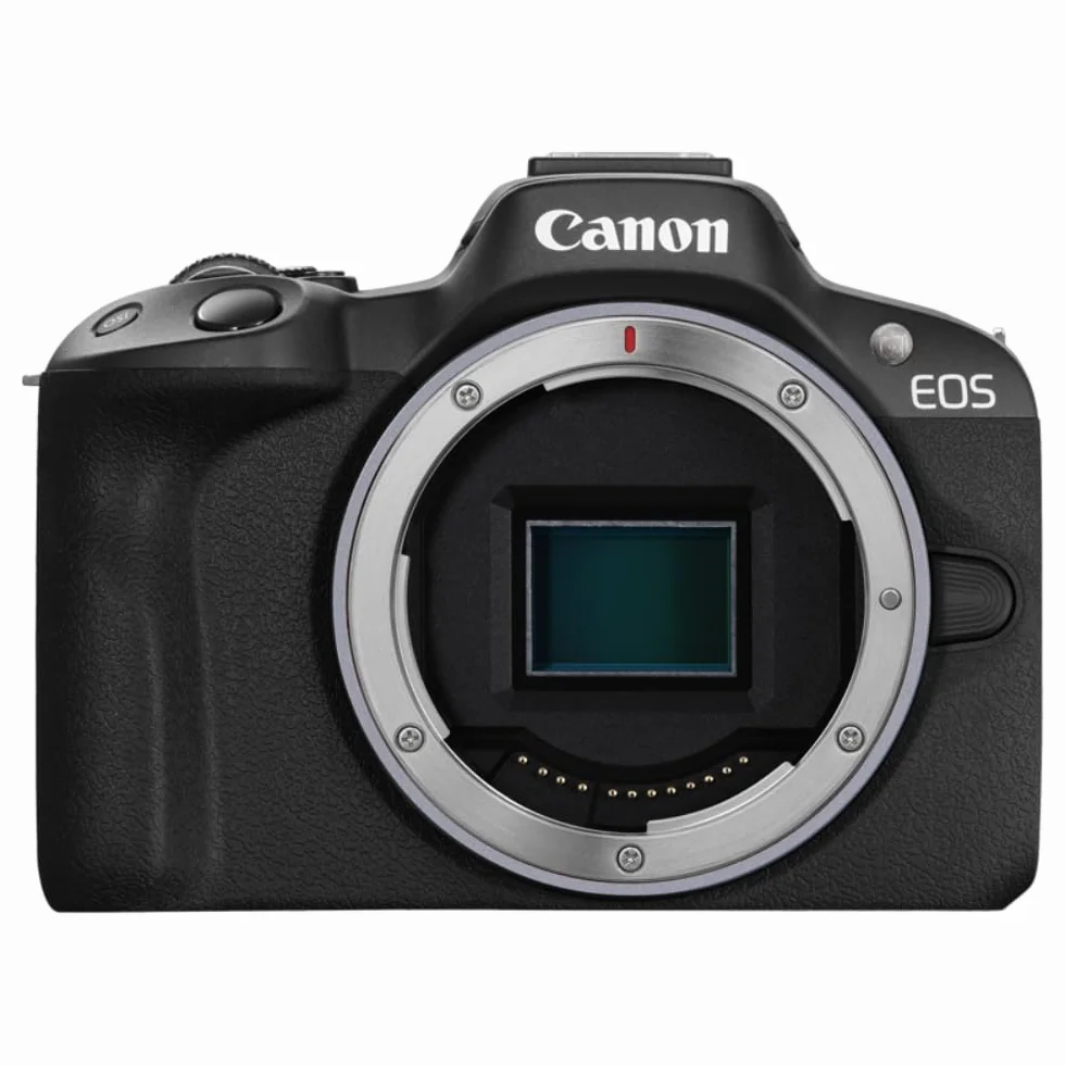 Canon EOS R50 APS-C Mirrorless + RF-S 18-45 f/4,5-6,3 (24,2 Mp,- Fino a 15fps, DIGIC X, Video 4K UHD Fino 30p, Dual Pixel CMOS Auto Focus II, Disp, Lay Touch Ordinetabile 7,5 cm, Wi-Fi, BT, 328 gr)