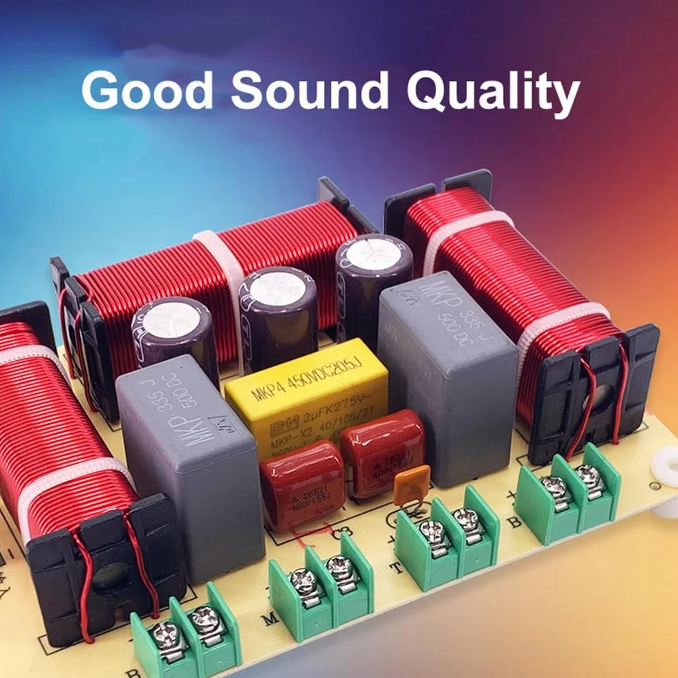 1 Pz 200W Altoparlante Un 4 Vie Treble Alto Divisore di Frequenza Home Theater HiFi Stereo Circuito Filtri Crossover Audio