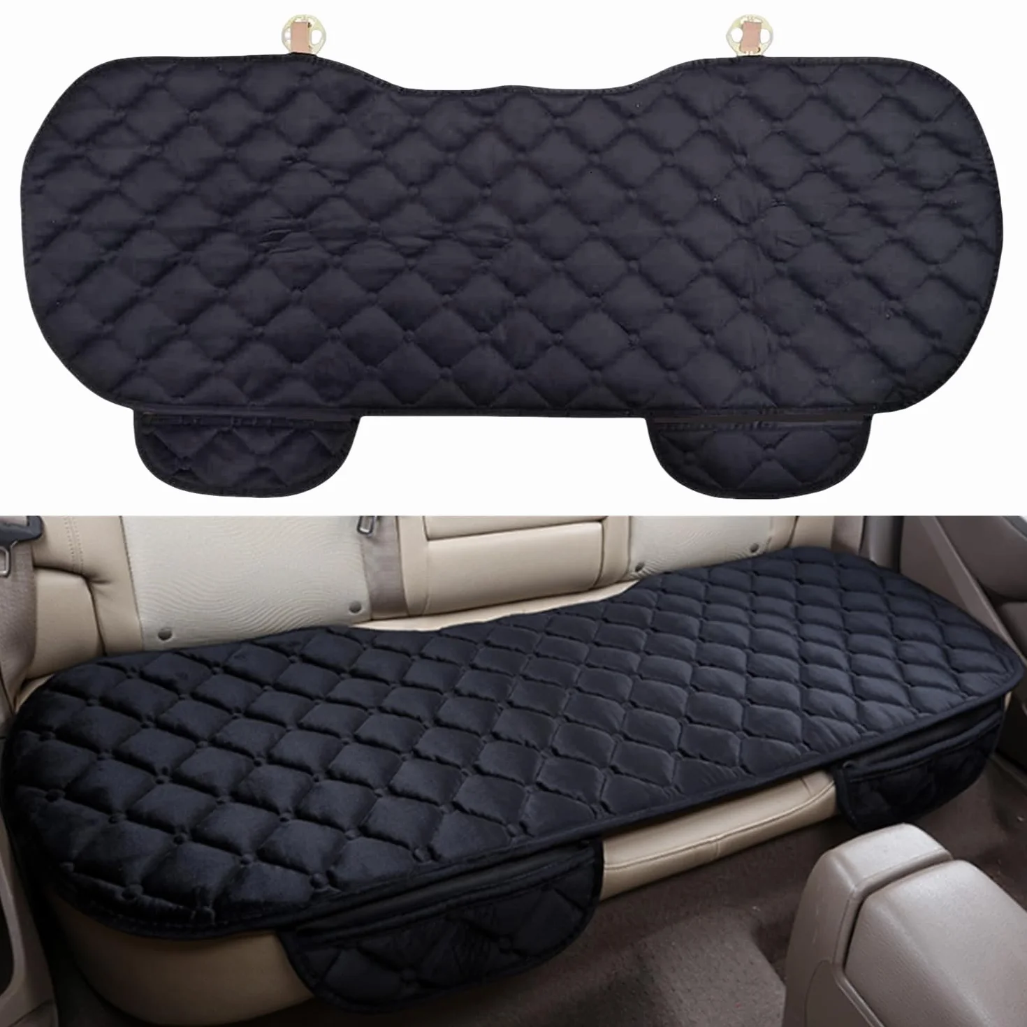 Coprisedile Universale Auto Velluto Cuscino Protezione Sedile Auto Bambini Animali Nero
