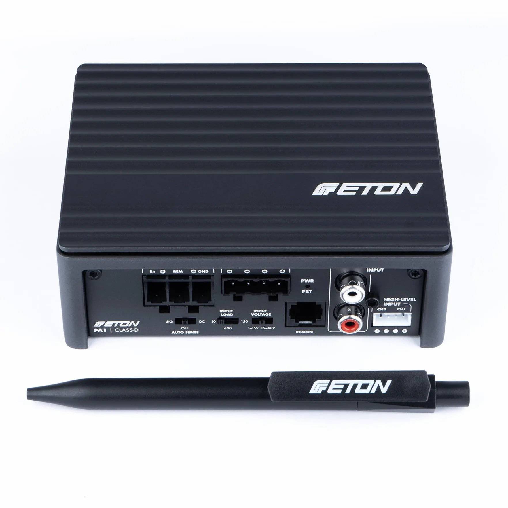 ETON PA 1 - Amplificatore ultra compatto a 1 canale, potente amplificatore digitale micro subwoofer per auto e camper, monoblocco classe D da 1 x 200 Watt
