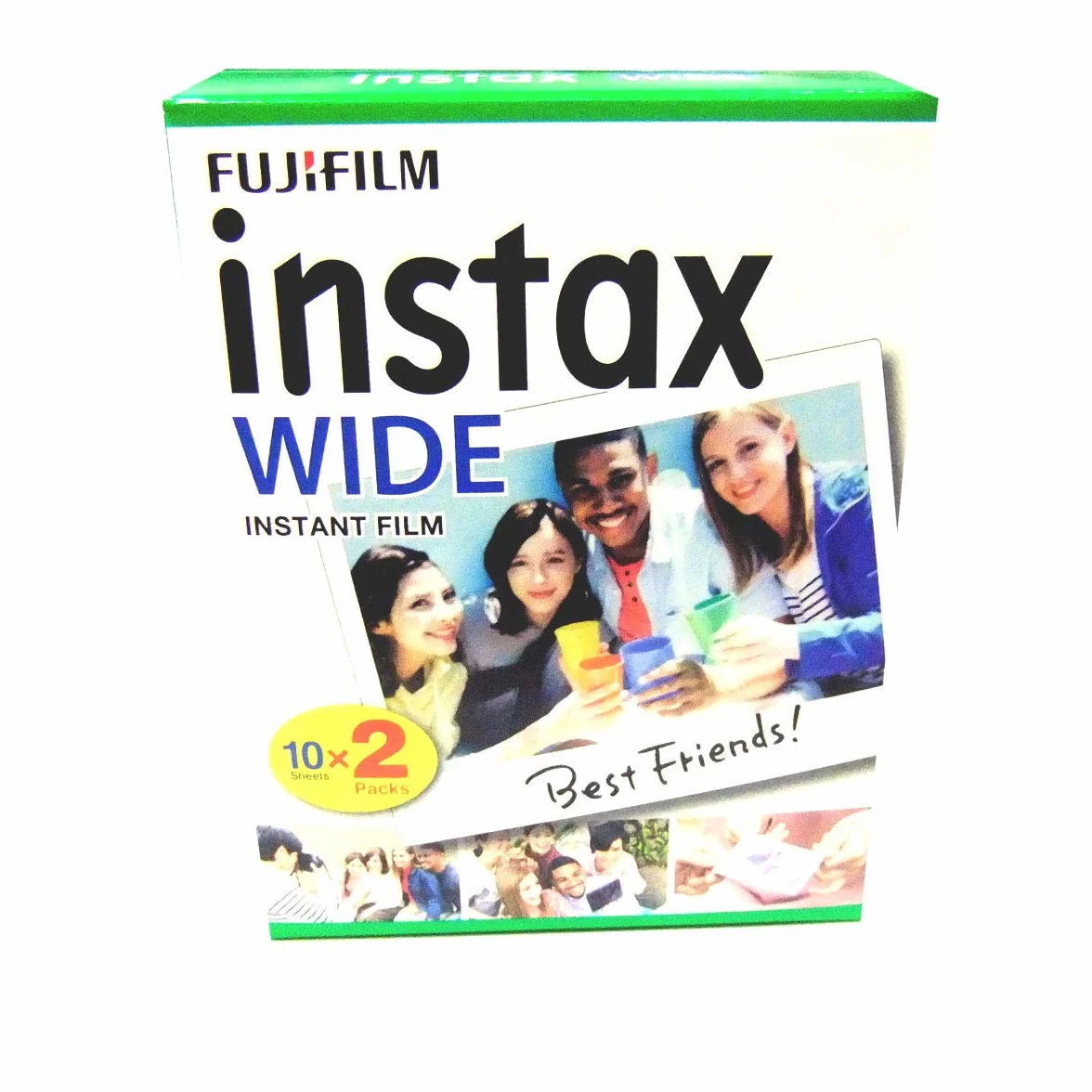 Confezione da 5 confezioni con 20 pellicole Instax large. Totale 100 pellicole