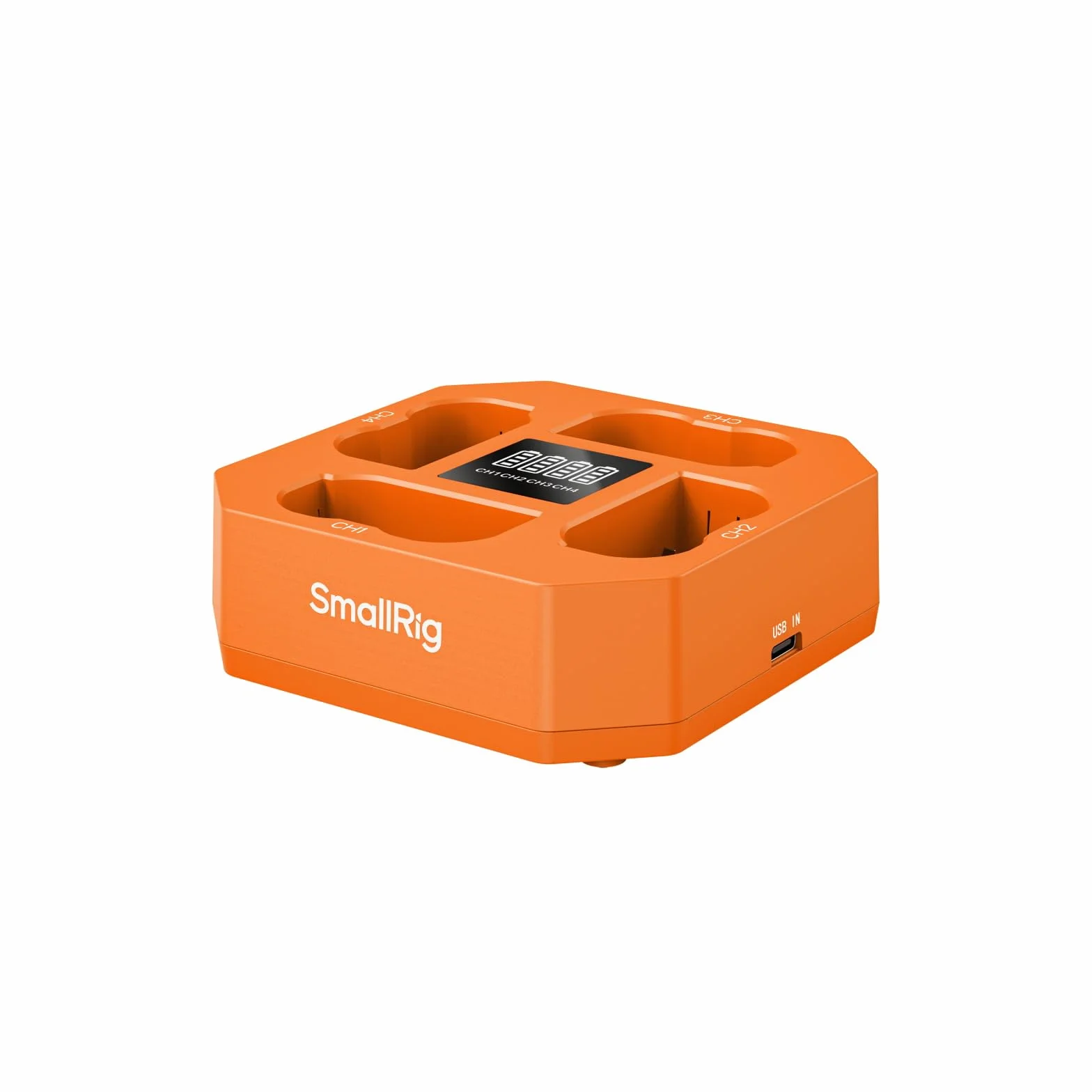 SmallRig EN-EL15c Caricabatteria per fotocamera a 4 canali per Nikon, ricarica rapida 3H PD45W, indicatore LED, compatibile con batterie Nikon ZR Z6III Zf Z8 Z7II Z7 Z6II D850 D810 D780 D750 D500