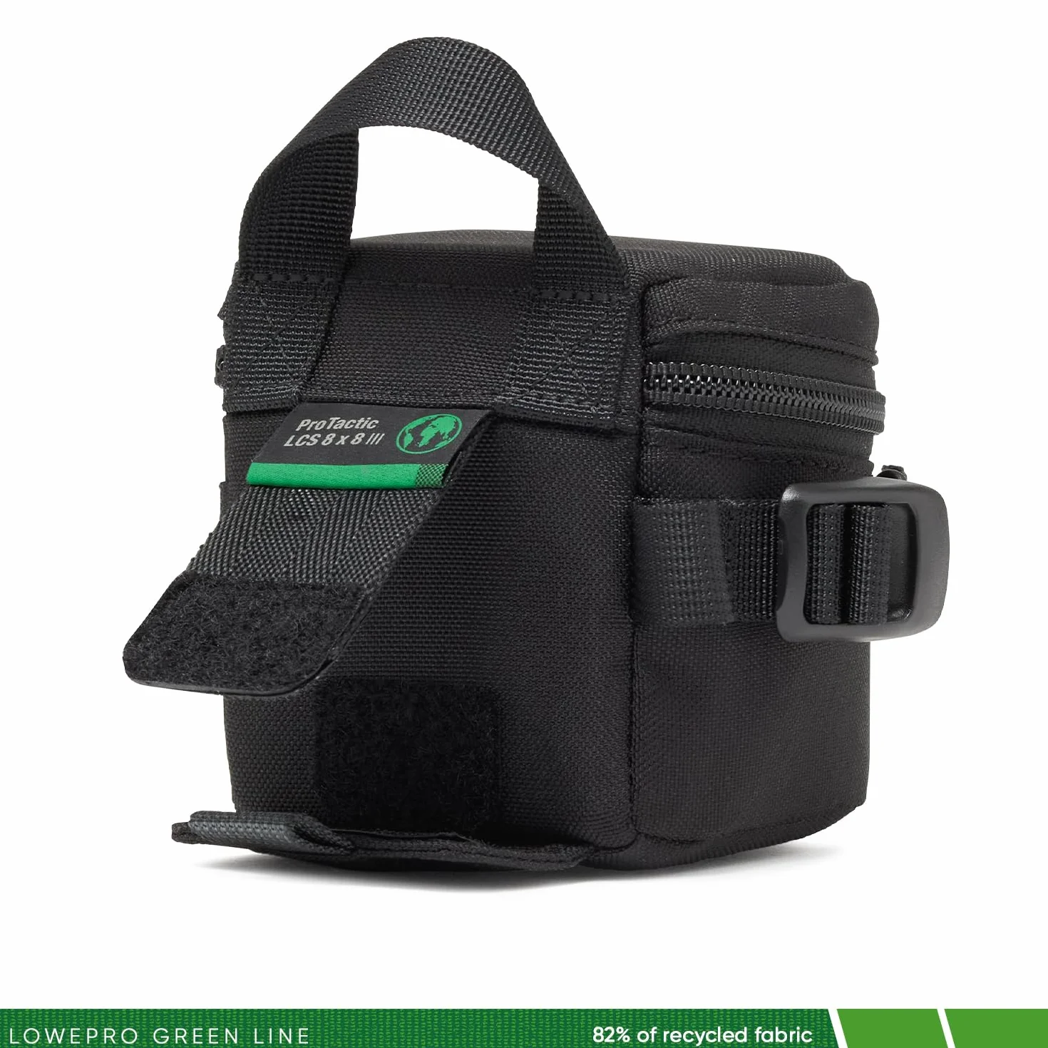 Lowepro ProTactic LCS 8 x 8 III Borsa per Obiettivo Fotografico, Adatta a 50mm F/1.8, per DSLR e Mirrorless, 0.3L 8x8x8cm, Zaino per Fotocamera, per Fotografi/Videografi