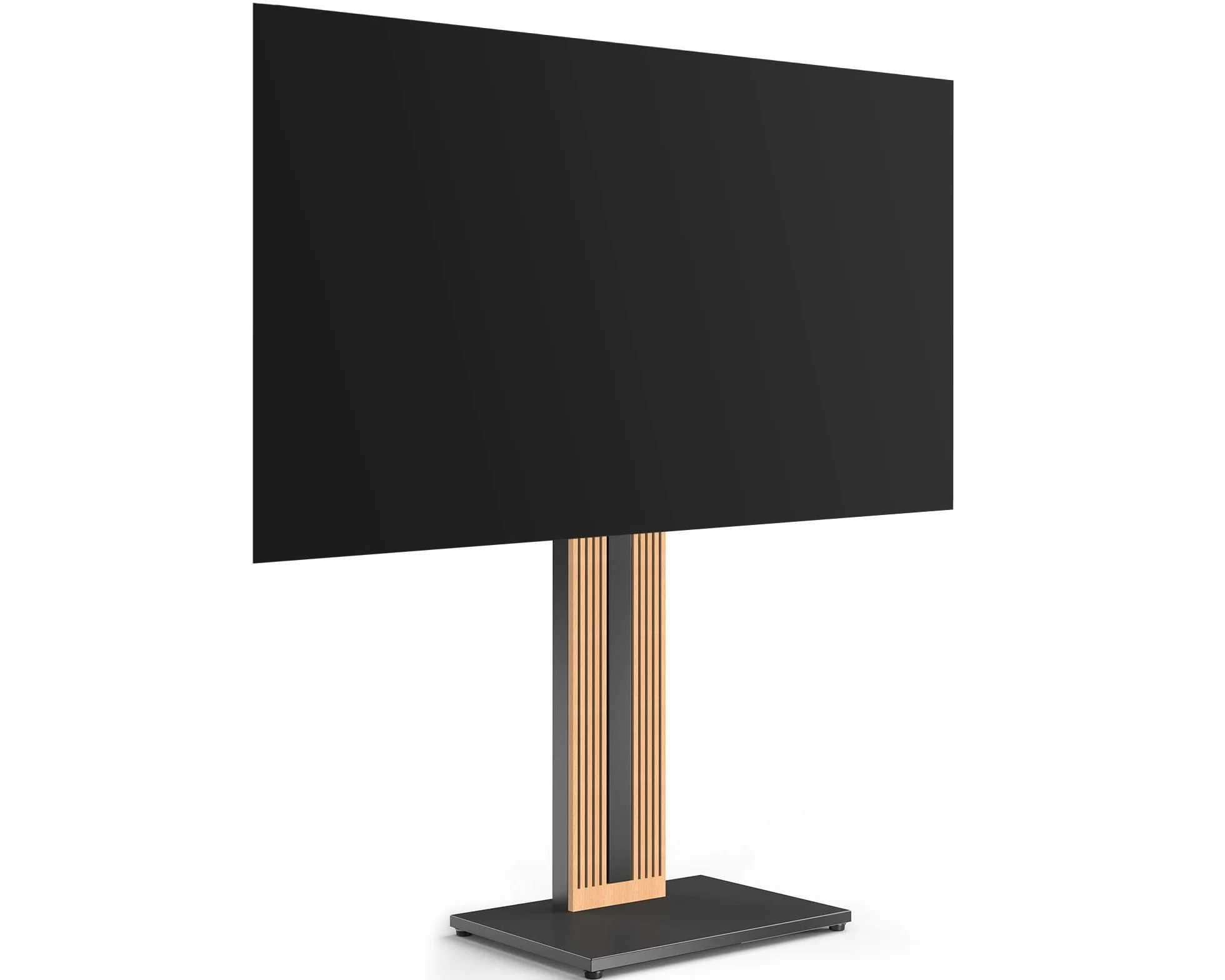 FITUEYES Supporto TV da Pavimento per 32" - 65" Regolazione Angolo ± 30° Porta TV da Terra Mobile Portata Massima 40 kg Massimo VESA 400 * 400mm Serie ZEN