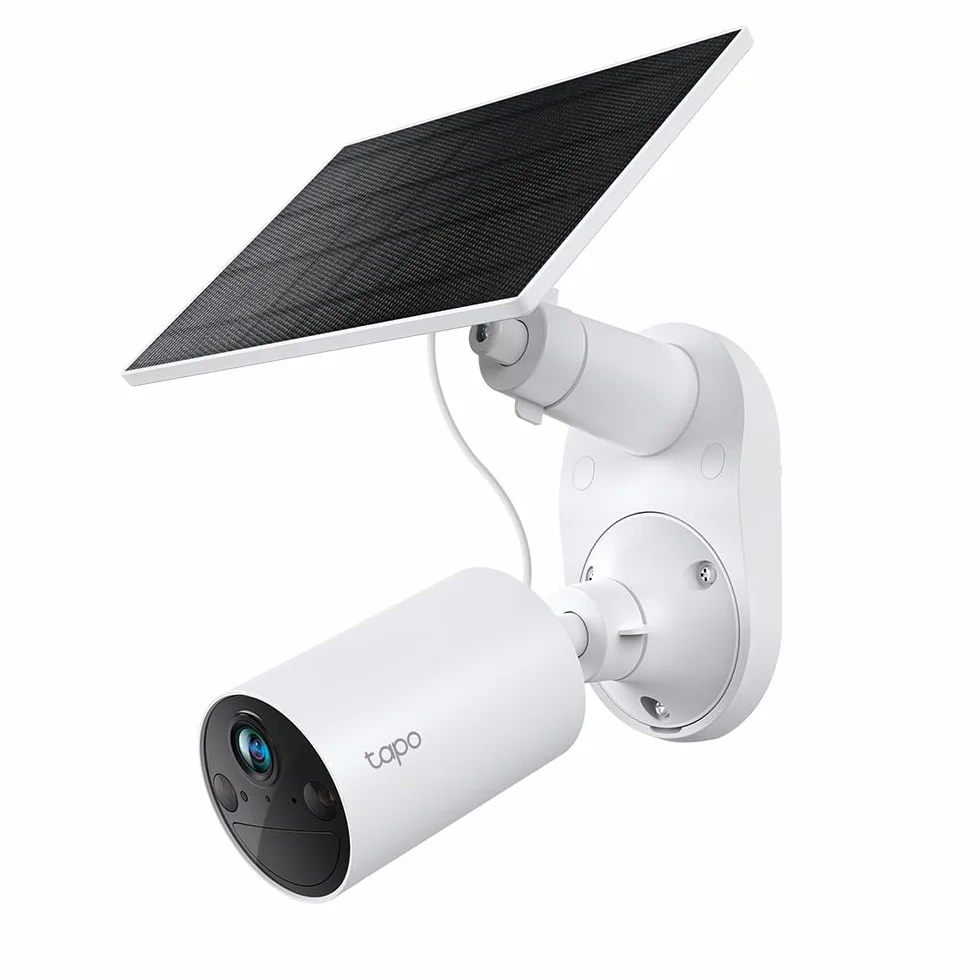 Tapo Kit telecamera di sicurezza solare senza fili 2K 3MP IP65 visione notturna a colori rilevamento persona