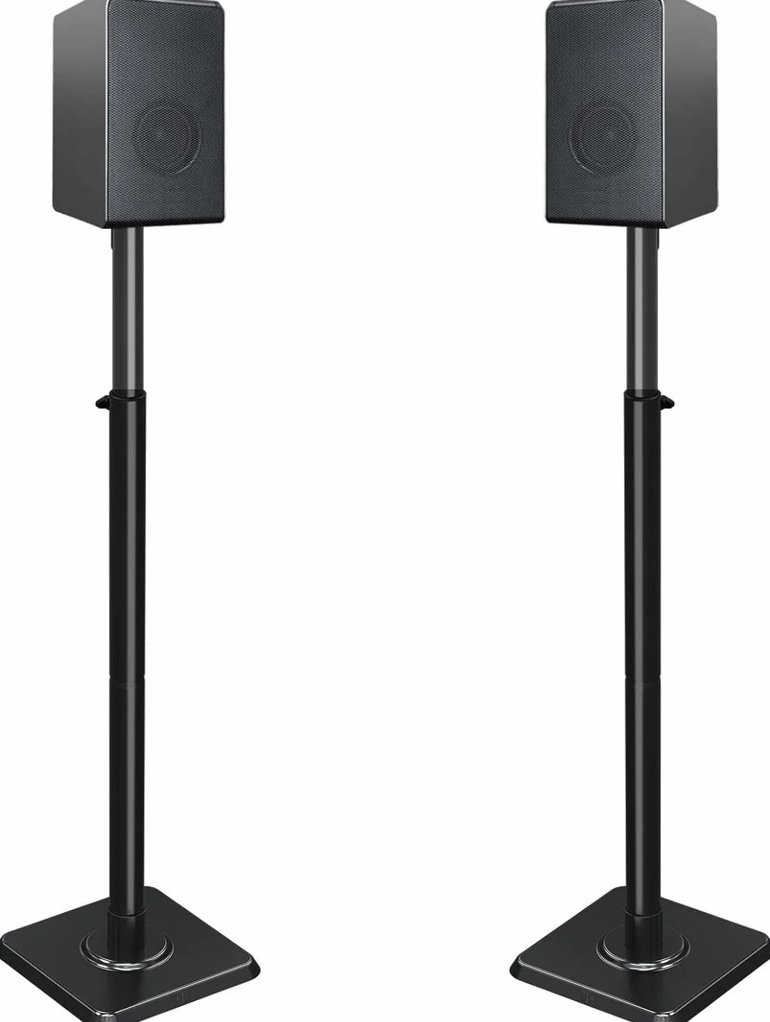 Mounting Dream Supporto altoparlante regolabile altezza per satelliti 5 kg set 2