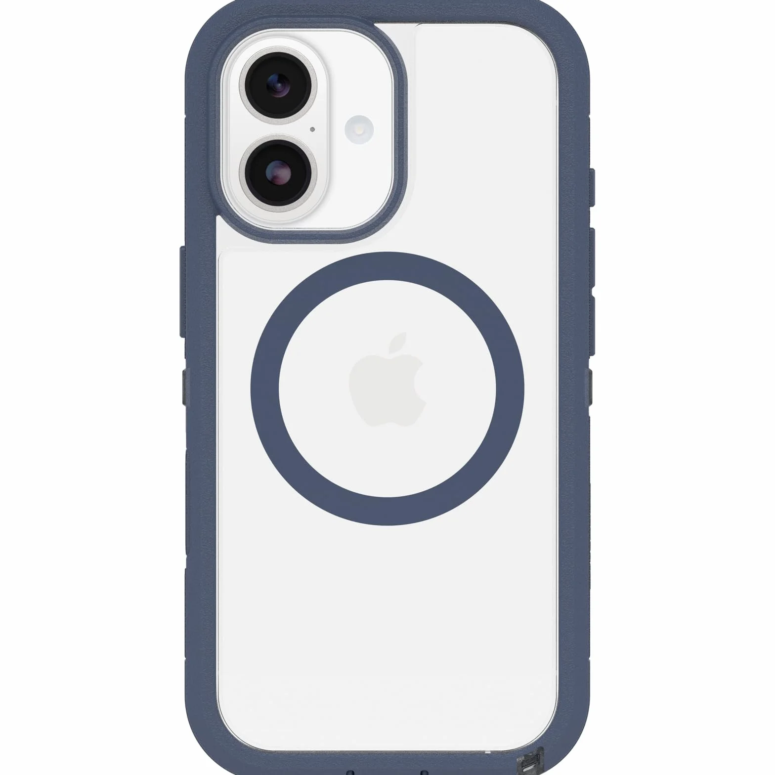 OtterBox Defender Series Pro XT Clear MagSafe cover per iPhone 17, resistente a shock e cadute, cover ultra robusta, testata 7x vs le norme anti caduta MIL-STD 810G, Trasparente/Blu