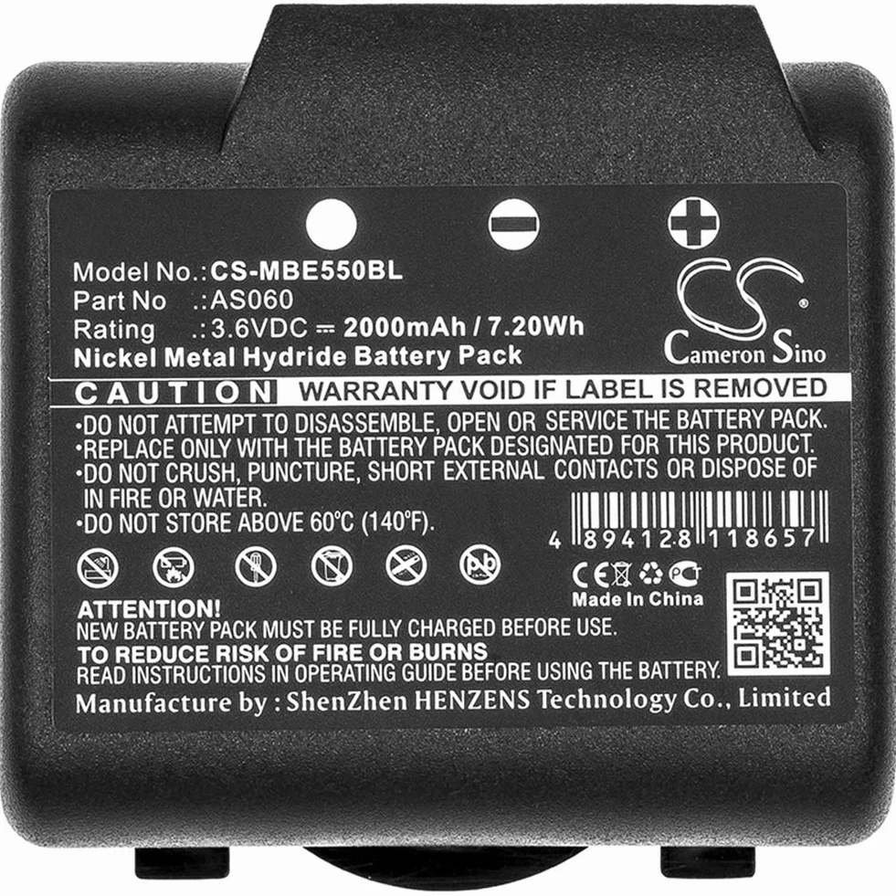 CS-MBE550BL Batteria 2000mAh compatibile con ARES, ARES2, BE3600, BE5500, M550 Thor, Zeus, THOR2