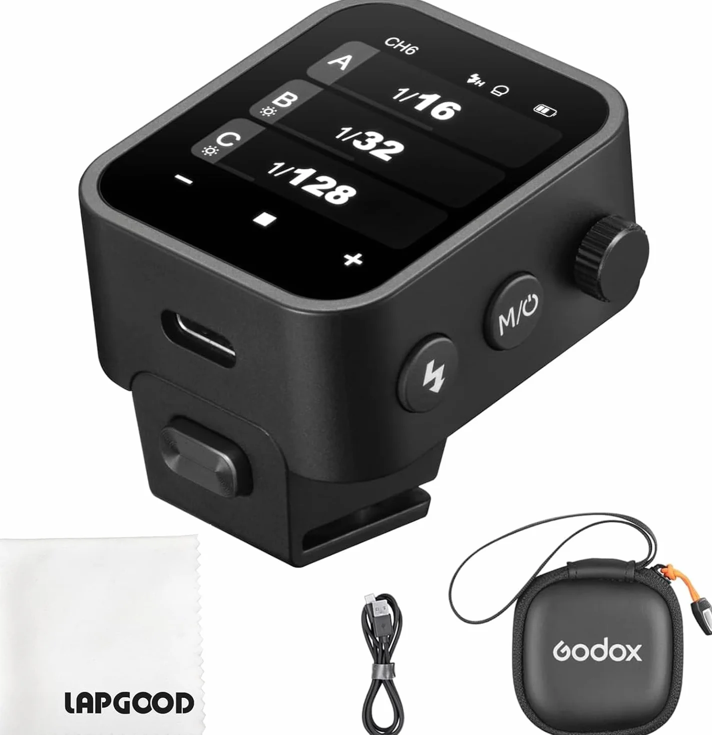 Godox X3-C TTL Trigger Flash Wireless Compatibile con Fotocamera Canon EOS, Trasmettitore Flash Touch Screen OLED, Batteria al Litio Integrata, Supporta Ricarica Rapida,Versione X2T-C/Xpro-C/XProII-C