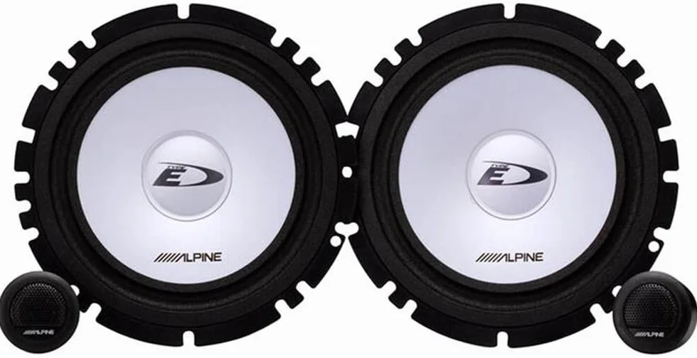 Kit 6 Casse Altoparlanti Alpine per Opel Corsa D 2006> Kit Anteriore e Posteriore con Adattatori e Connettori Inclusi