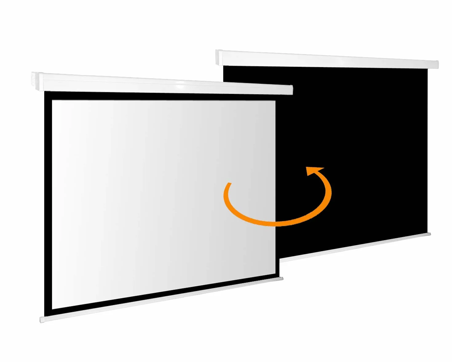 SlenderLine Schermo motorizzato 200 x 150 cm (alloggiamento 230cm) | 1,2 Gain | formato 4:3 | 3D | FULL-HD 4K 8K Ultra-HD | home cinema & presentazioni | telecomando incluso |LCD DLP & LED