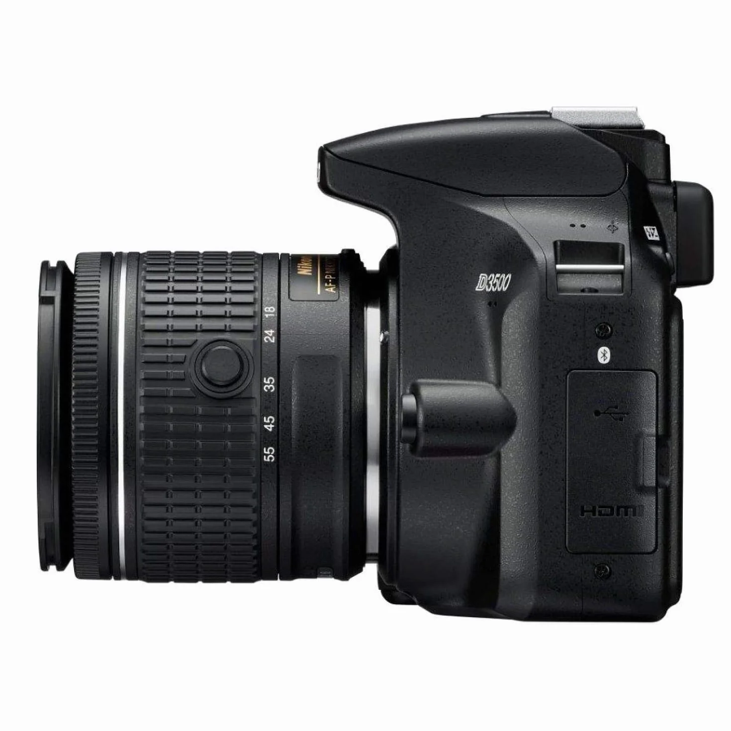 Nikon D3500 Fotocamera Reflex Digitale con Obiettivo Nikkor AF-P 18/55VR, 24,2 Megapixel, LCD 3", Nero (Ricondizionato)