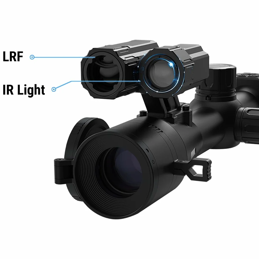 PARD Ottica per Carabina, Telemetro 1000m, risoluzione 2560x1440, registrazione video, Wi-Fi, impermeabile, DS35-LRF