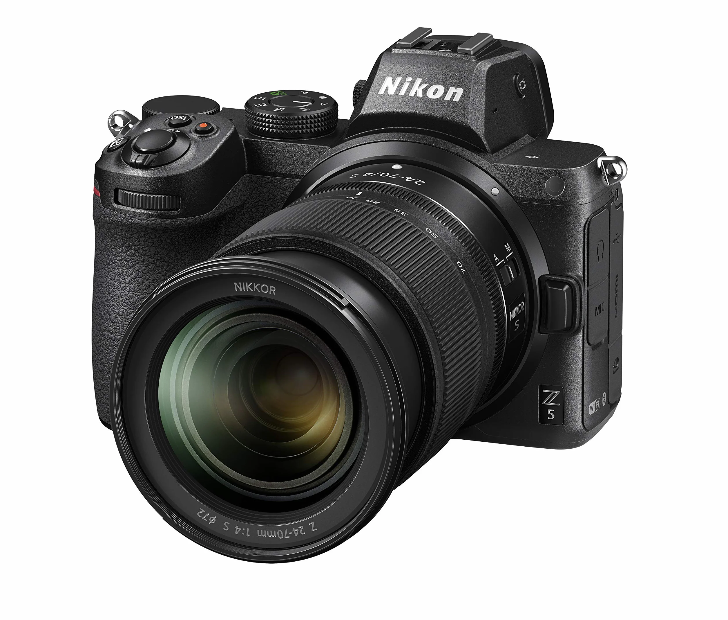 Nikon Kit fotocamera mirrorless Z5 + Z 24-70 mm (AF ibrido a 273 punti, stabilizzazione ottica dell'immagine a 5 assi, film 4K, slot per schede doppie), VOA040K006