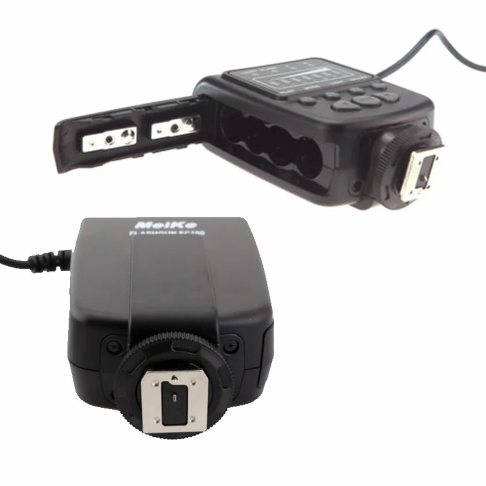 Meike LED Macro Anello Flash Light FC-100 per Canon Nikon Pentax Olympus DSLR Camera Camcorder con anelli adattatori