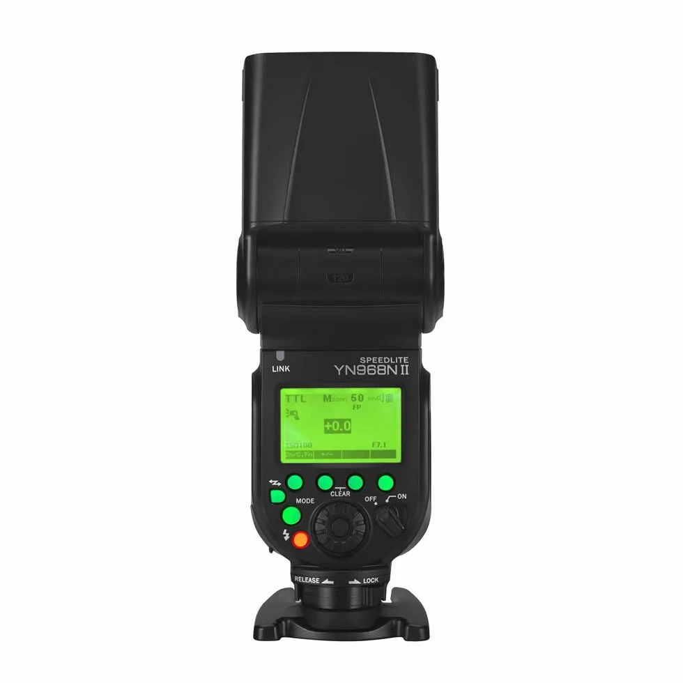 YONGNUO YN968N II YN968NII GN60 Flash Speedlite Wireless HSS TTL 1/8000s per Nikon D7300 D7200 D7100 D5600 D5500 D3300 D3000 D500 D810 D750