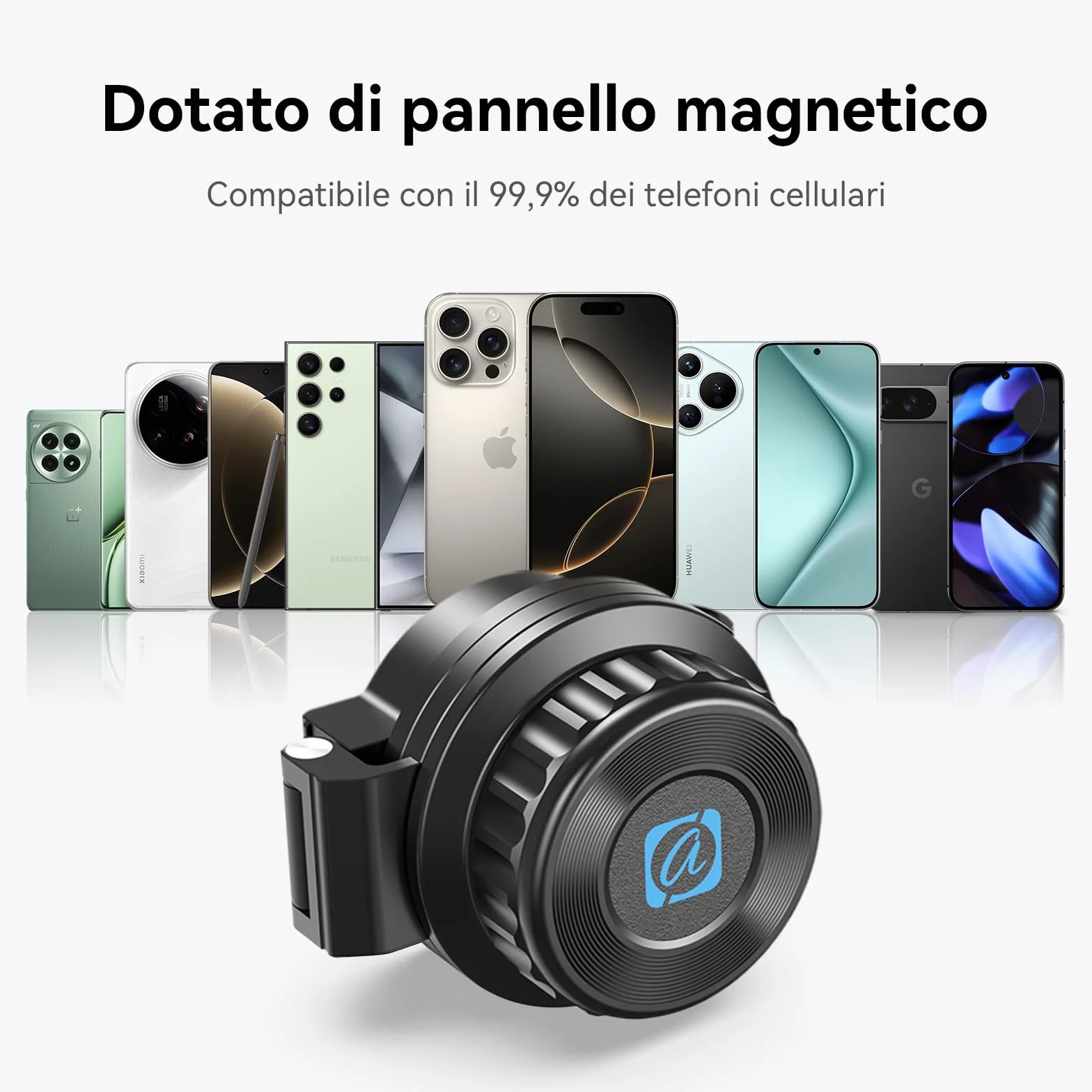 APEXEL Adattatore magnetico universale per smartphone per binocoli, telescopi, cannocchiali e microscopi. Adattatore oculare 45-55mm, compatibile con la maggior parte dei cellulari