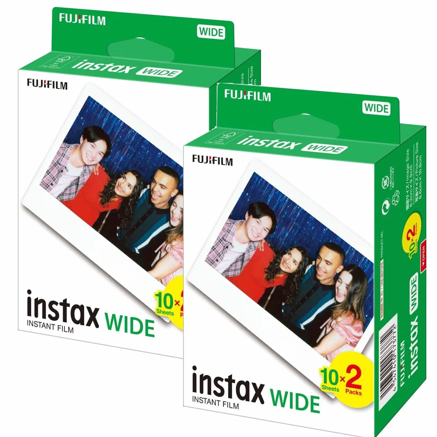 Fujifilm 16385995 - Confezione da 2 pellicole Instax Wide Picture per 210 300 x 40 Stampe (> CONSUMABLES)