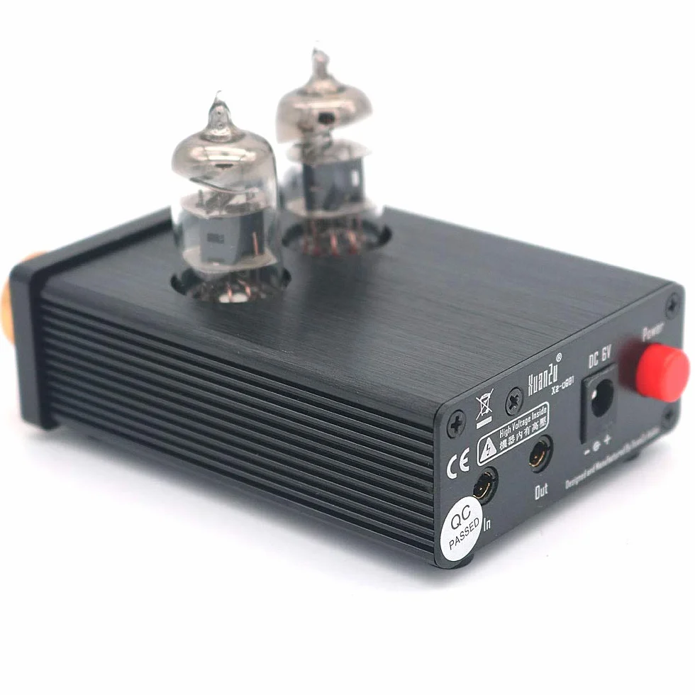 DollaTek 6J1 Mini Vacuum Tube Preamplificatore Audio Hi-Fi Stereo Pre-Amplifier Treble Bass Control