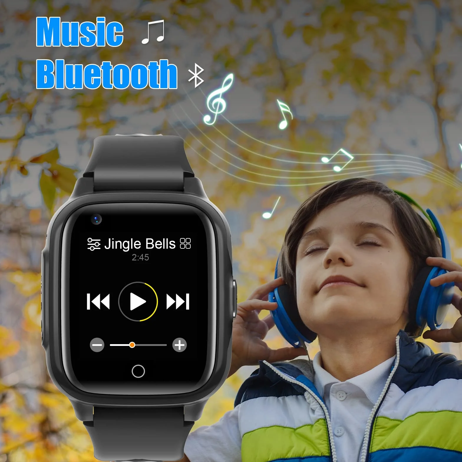 Smartwatch Bambini GPS 4G con WiFi Videochiamata SOS Camera Impermeabile Messaggio Sveglia Cronometro Modalità Classe Lettore Musicale Notifica Vibrazione Regalo per Ragazzi e Ragazze
