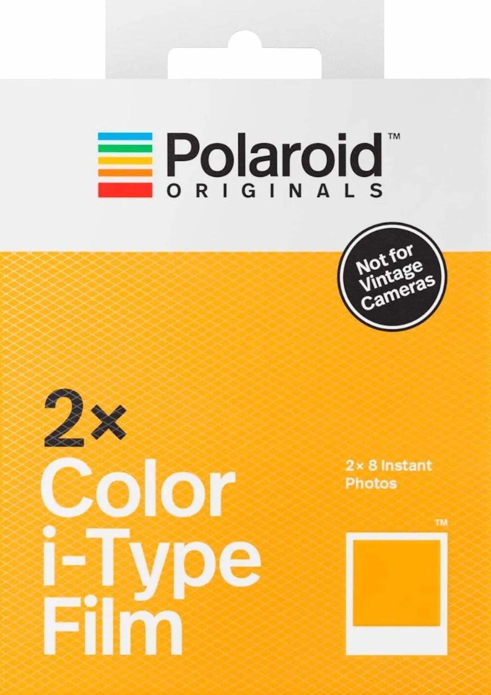 Polaroid Originals 4836 Pellicola I-Type Colori, Doppio Pacco, Cornice Bianco