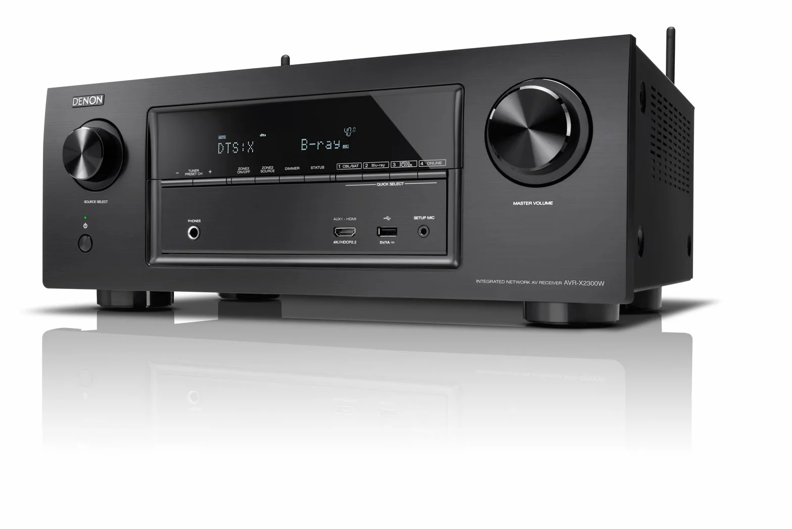 Denon AVR-X2300 Sintoamplificatore HD Dolby HD DTS:X Nero