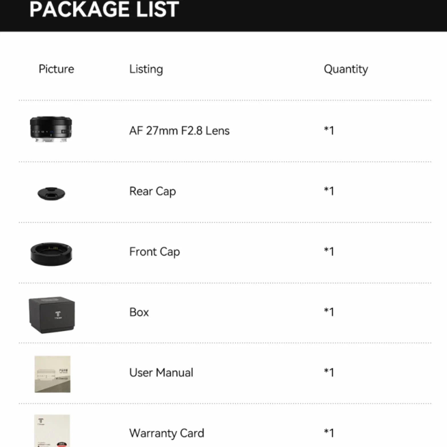 TTARTISAN 27mm F2.8 obiettivo autofocus APS-C per fotocamera mirrorless solo per fotocamere Sony E-mount A5000 A6600 NEX-3 NEX-3N NEX-7 NEX5 CA7 A7I A7R A7S A7SI A7SII A9 e altro.(nero)