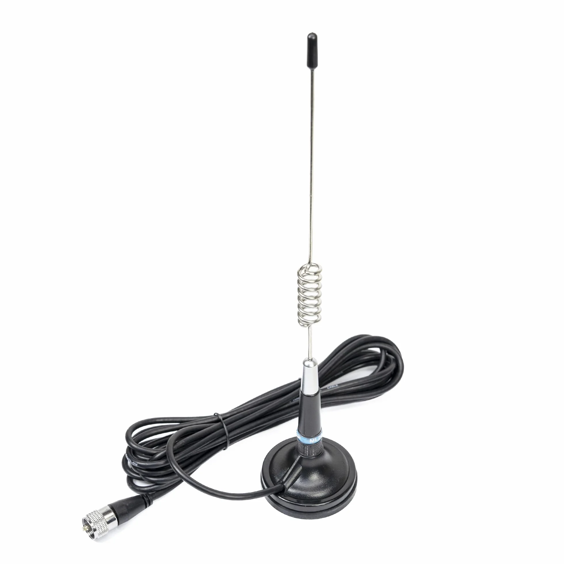 Antenna CB PNI ML29, lunghezza 29 cm, con magnete incluso diametro 70 mm e cavo RG58